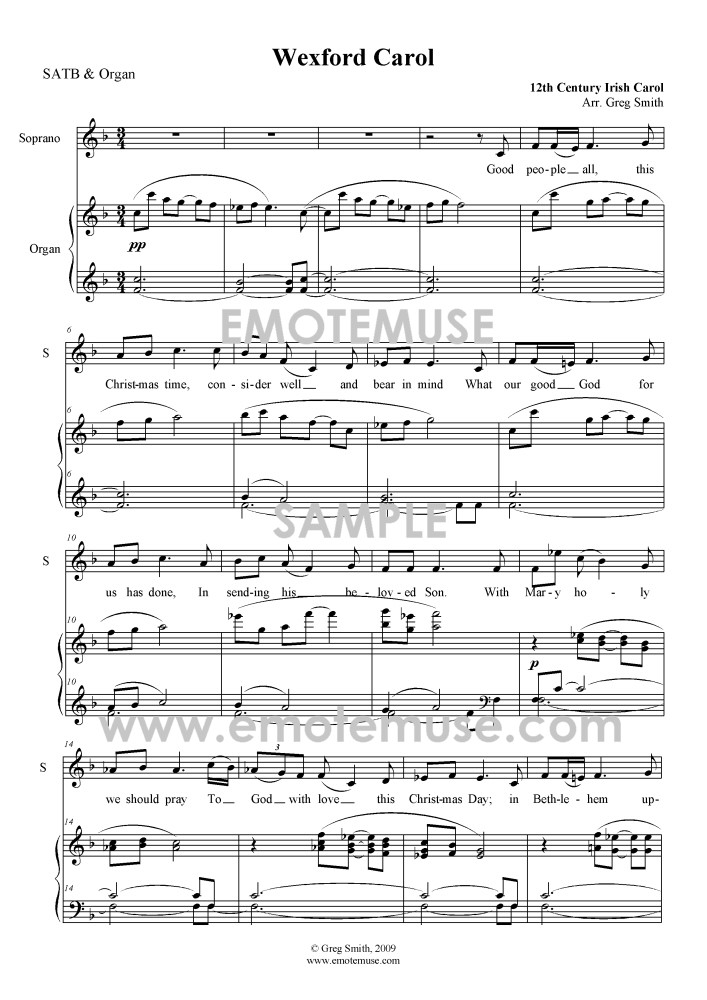 Wexford Carol (Irish, Greg Smith)